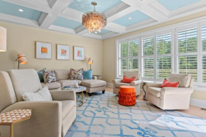 Serene, Pet Friendly Sea Pines Villa Near Beach with Pool Access